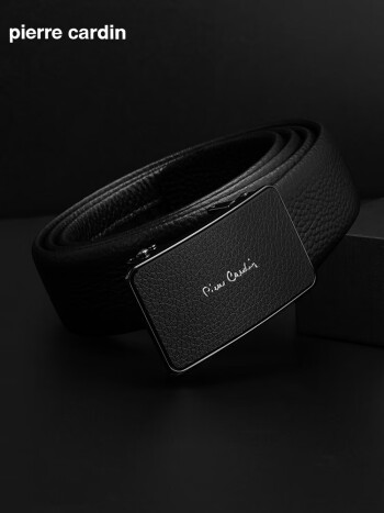 皮尔卡丹 男式自动扣 J2N826Z-1081102A  宽35mm牛头层皮革（单位：条）