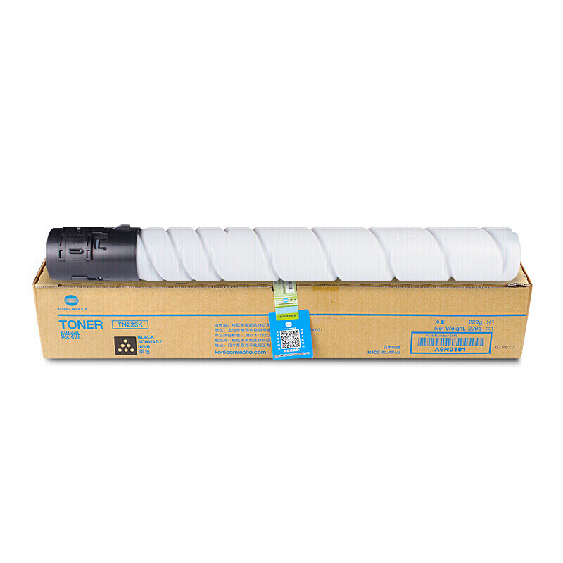柯尼卡美能达  TN223K 黑色标容墨粉（适用C226/C266） 印量10000页