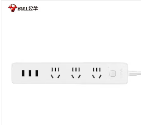 公牛 插座 排插 B403U 3孔+3U-1.8米
