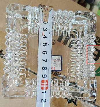 透明水晶烟灰缸