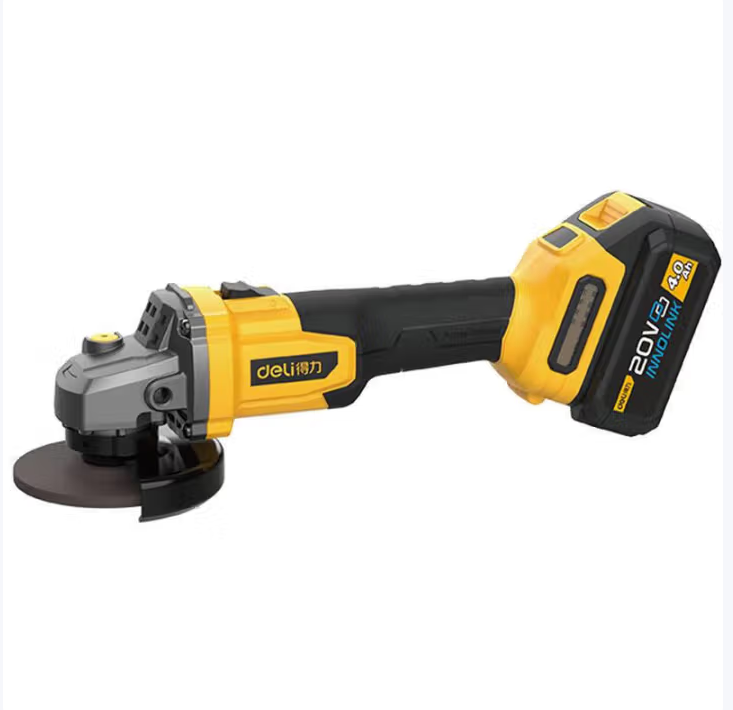 得力  DC600  角磨机 750W 20V-100mm  两电一充